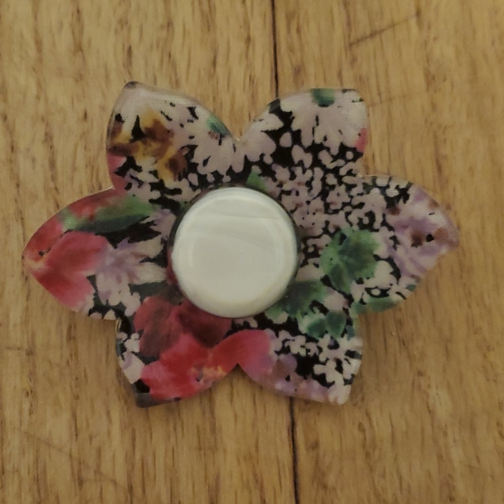 lot of 9 vintage enamel pin brooches flowers - Picture 10 of 10